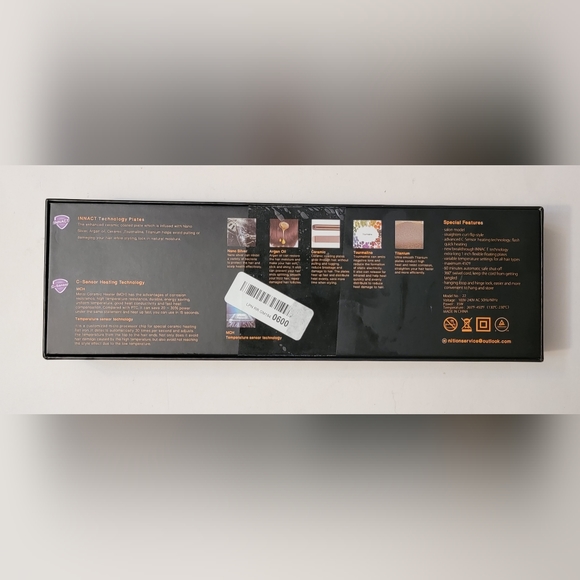 NITION Pro Salon Hair Straightener Argan Oil Ceramic Tourmaline Titanium - Picture 12 of 15